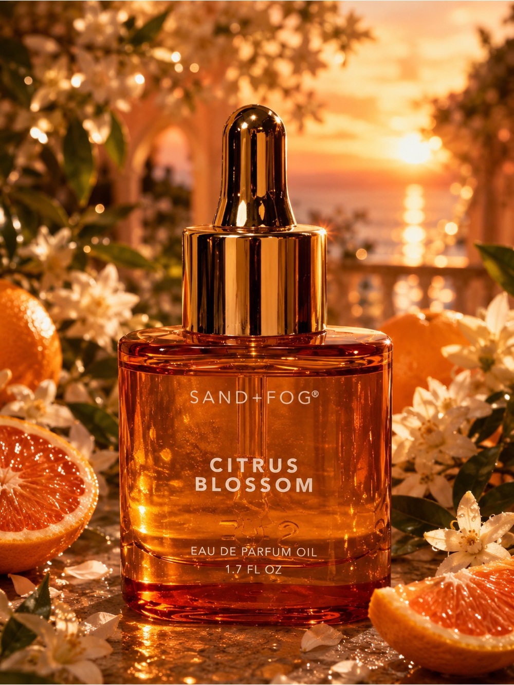 SAND + FOG Citrus Blossom Eau de Parfum Oil – 50 mL 🍊🌸